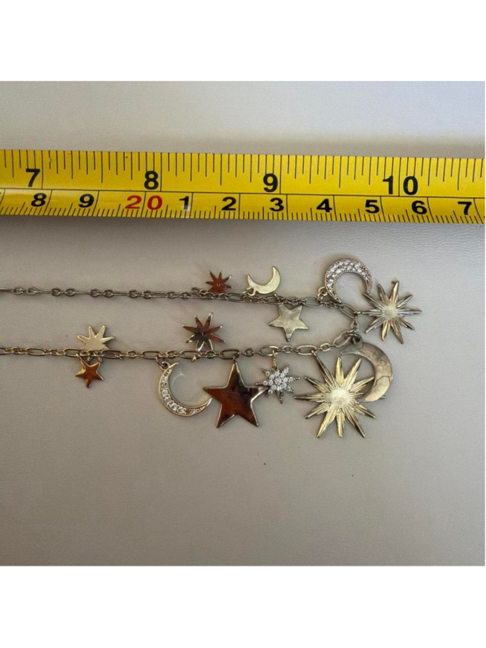 #Loft star and moon charm necklace